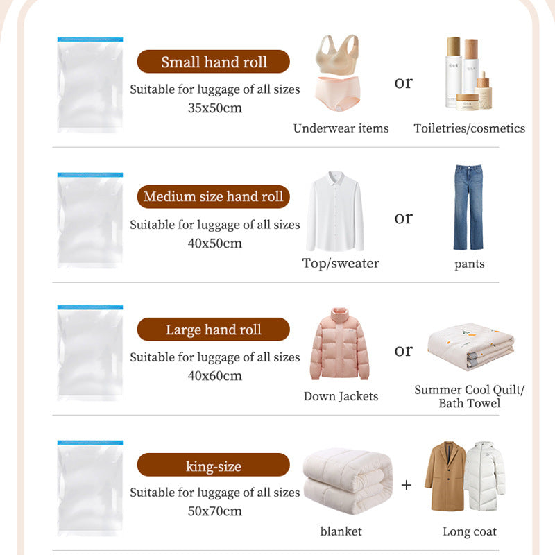 12PCS Vacuum Storage Bags Set – Jumbo Compression